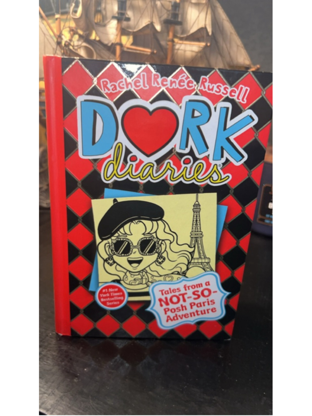 Unisex Rachel Renee Russell Dork Diaries Notebook One Size Red Black